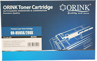 Orink Compatible Toner for Laser Printer HP CE505X CF280X CRG719H Black
