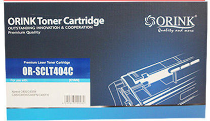 Orink Compatible Toner for Laser Printer Samsung CLT-C404S Cyan