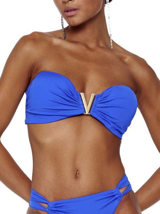 Bluepoint Triangle Bikini Top Blue