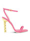 Leder Sandalen Rosa