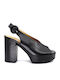 Leder Sandalen Schwarz