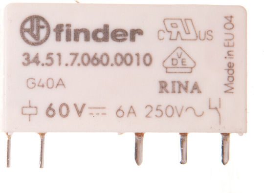 Finder Relay 60V 6A 34.51.7.060.0010