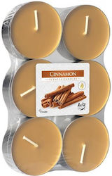 Bispol Tealights with Scent Cinnamon 6pcs