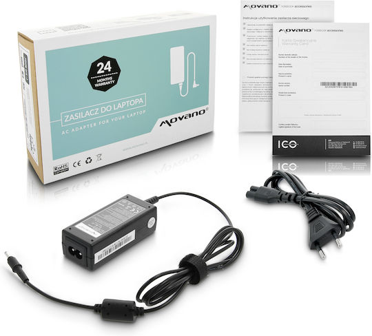 Movano Φορτιστής Laptop 40W 19V 2.1A για Samsung