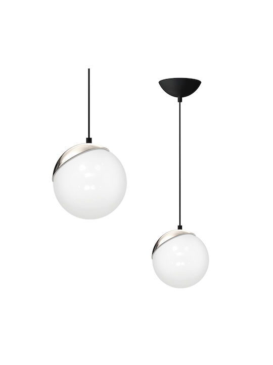 Milagro Sfera Pendant Light Single-Light for Socket E27 Black