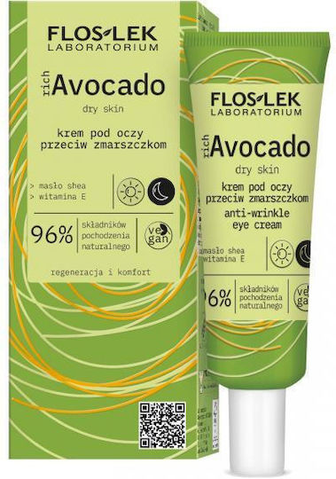 Floslek Richavocado Eye Cream Against Wrinkles 30ml