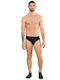 Herren Slips Black 10Packung
