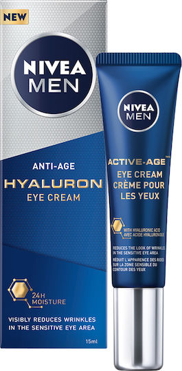Anti-Age Hyaluron Men Eye Cream for Anti-Aging & Moisturizing 15ml