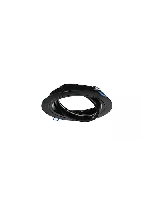 Premium Lux 2 Einzel Spot mit Fassung null in Schwarz Farbe