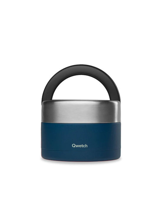 Qwetch Δοχείο Φαγητού Πλαστικό Θερμός Γκρι 650ml