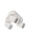 Orno Triple Spot with Socket GU10 in White Color