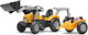 Kids Foot-to-Floor Ride On Tractor with Trailer & Pedal Yellow