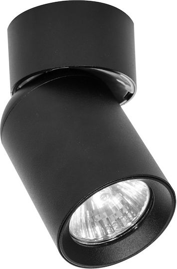 Orno Single Spot with Socket GU10 in Black Color