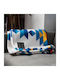 Bee. Unusual. Normal Gets You Nowhere Κουβέρτα Sherpa Καναπέ 127x152εκ. Off White/blue