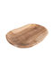 HomeMarkt Tavă Decorativă Lemn Oval 1buc