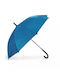 Promotional Umbrella Black Plastic Handle Code 8766 Blue