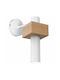 Eko Light Leuchte Wand mit Fassung GU10 Weiß