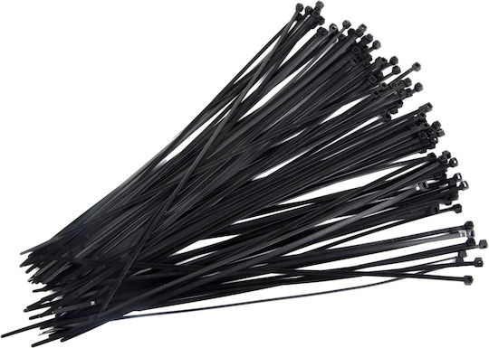 Proline Proline Kunststoff Kabelbinder 300mmx3.6mm in Schwarz Farbe (100 Stück) 59130