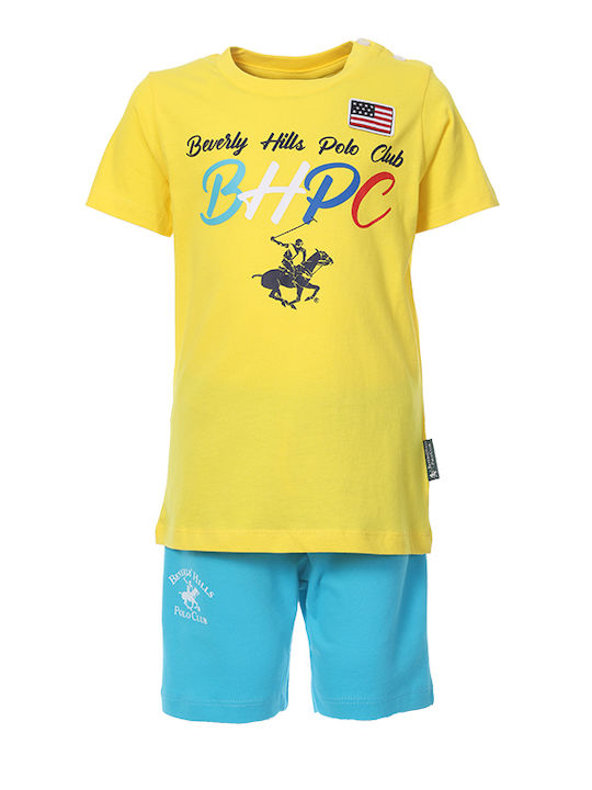 Polo beverly hills Σετ Καλοκαιρινό 2τμχ Yellow