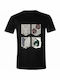 Attack On Titan Emblems Black T-shirt