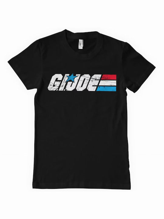 Gi Joe Washed Logo Black T-shirt