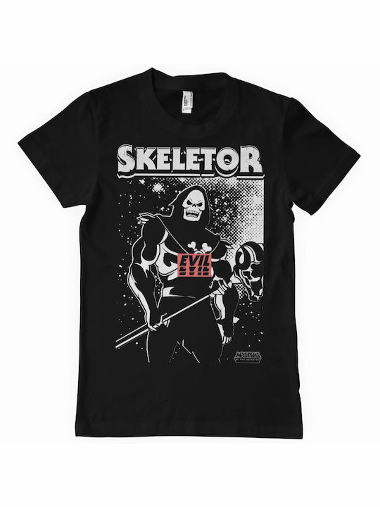 Tricou negru Masters Universe Evil Skeletor