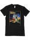 Back To Future Vintage Poster Black T-shirt
