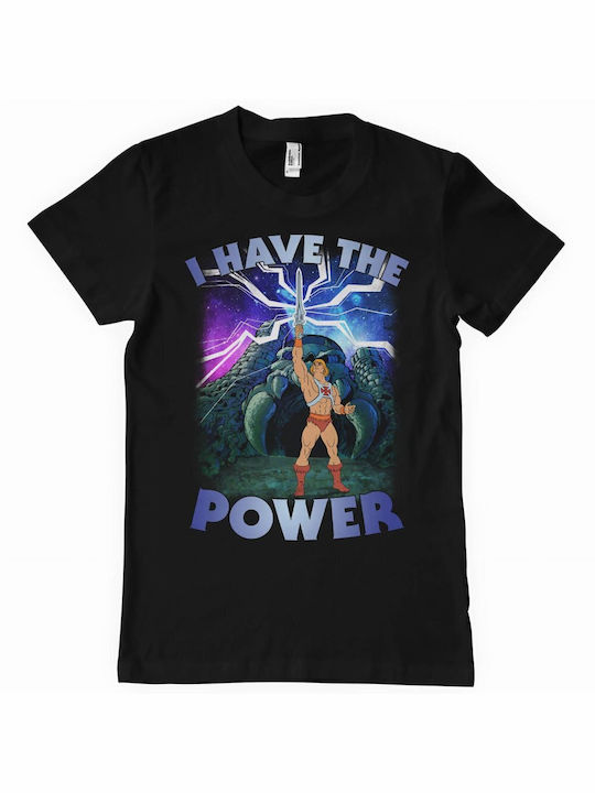 Masters Universe I Have Power Black T-shirt