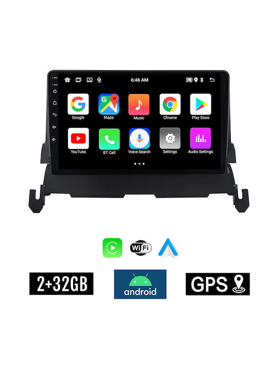 Kirosiwa Auto-Audiosystem Dodge Reise 2008-2011 (Bluetooth/USB/WiFi/GPS/Apple-Carplay/Android-Auto) mit Touchscreen 9"