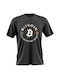 Herren Bitcoin T-Shirt Mb496-schwarz