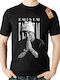 Rock Deal Eminem T-shirt Μαύρο Βαμβακερό