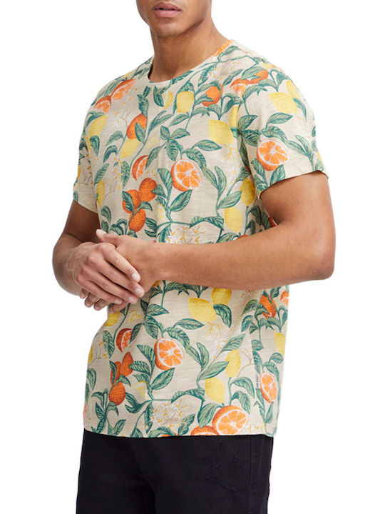 Blend Ανδρικό T-shirt Κοντομάνικο Μπεζ