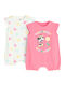 Cool Club Minnie Mouse Set Babystrampler Kurzärmelig Weiß 2Stück