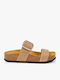 Apure Leather Women's Anatomic Flatforms Taupe