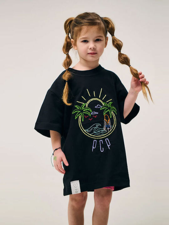 PCP Kinder-T-Shirt Schwarz