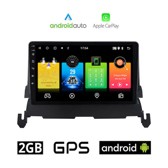 Auto-Audiosystem Dodge Reise 2008-2011 (Bluetooth/USB/AUX/WiFi/GPS/Apple-Carplay/Android-Auto) mit Touchscreen 9"