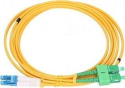 Extralink EX.1346 Optische Faser LC/APC-LC/APC 3m Gelbe Extralink EX.1346 Optische Faser LC/APC-LC/APC 3m Gelbe