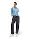 Pantaloni din material pentru femei Freddy S4wmcp10-b94 albaștri