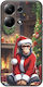 Animals Chimpanzee Back Cover Σιλικόνης Πολύχρωμο (Redmi Note 13 4G)