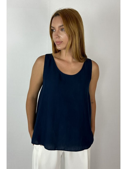 Moutaki Damen Bluse Marineblau