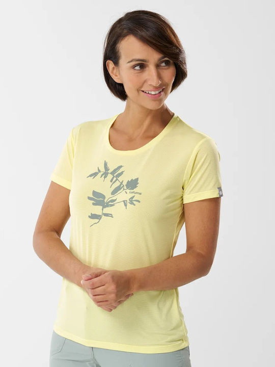 Lafuma Damen Sport T-Shirt Schnell trocknend Gelb