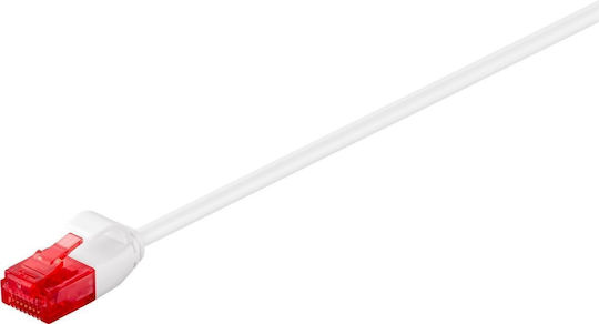 Goobay U/UTP Cat.6 (Gigabit) Network Cable Ethernet 0.15m White