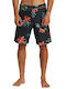 Quiksilver Highline Arch 19 Herren Badebekleidung Bermuda Black Blumen