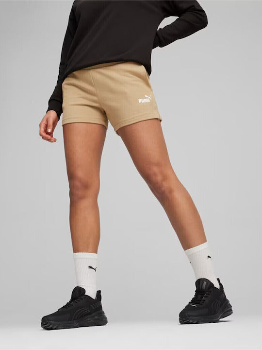 PUMA Γυναικείο Σορτς Μπεζ