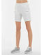 Damen Sportliche Bermuda Weiß