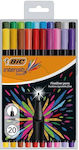 Bic Markers Black 20pcs