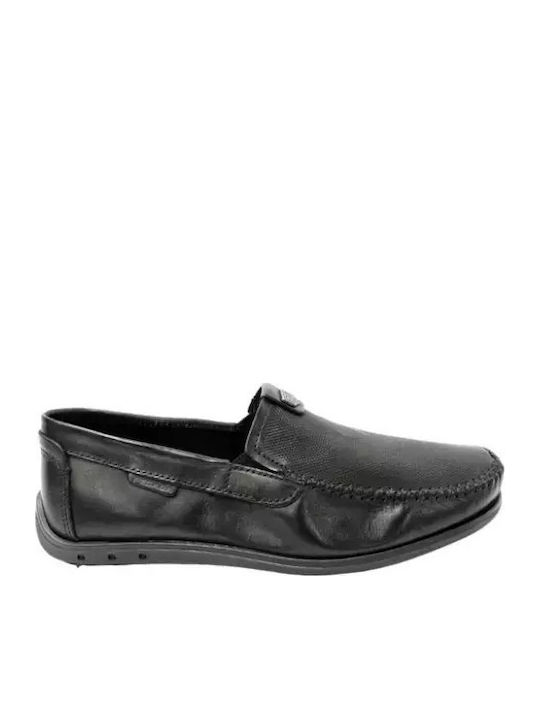 Pegada Δερμάτινα Ανδρικά Loafers σε Μαύρο Χρώμα