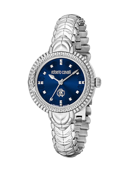 Roberto Cavalli Women's Watch with Silver Metal...