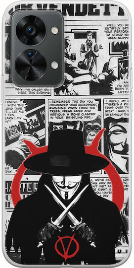 V Vendetta Back Cover Silicon Multicolor (OnePlus Nord 2T)