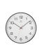 Justaminute Wall Clock Plastic Black